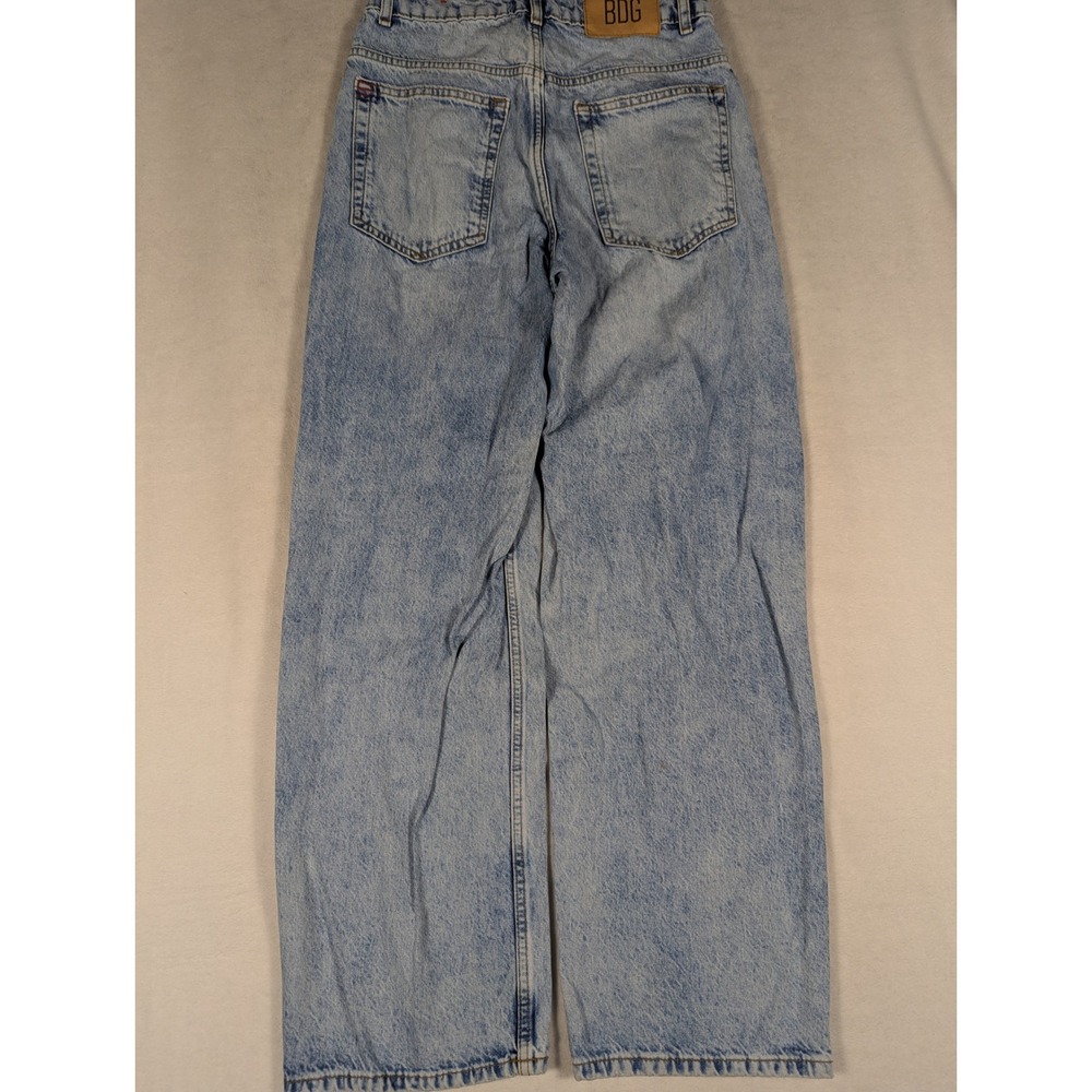 BDG Urban Outfitters Womens Light Wash High‎ Waisted Barrel Leg Baggy Jeans 27W - Picture 6 of 8